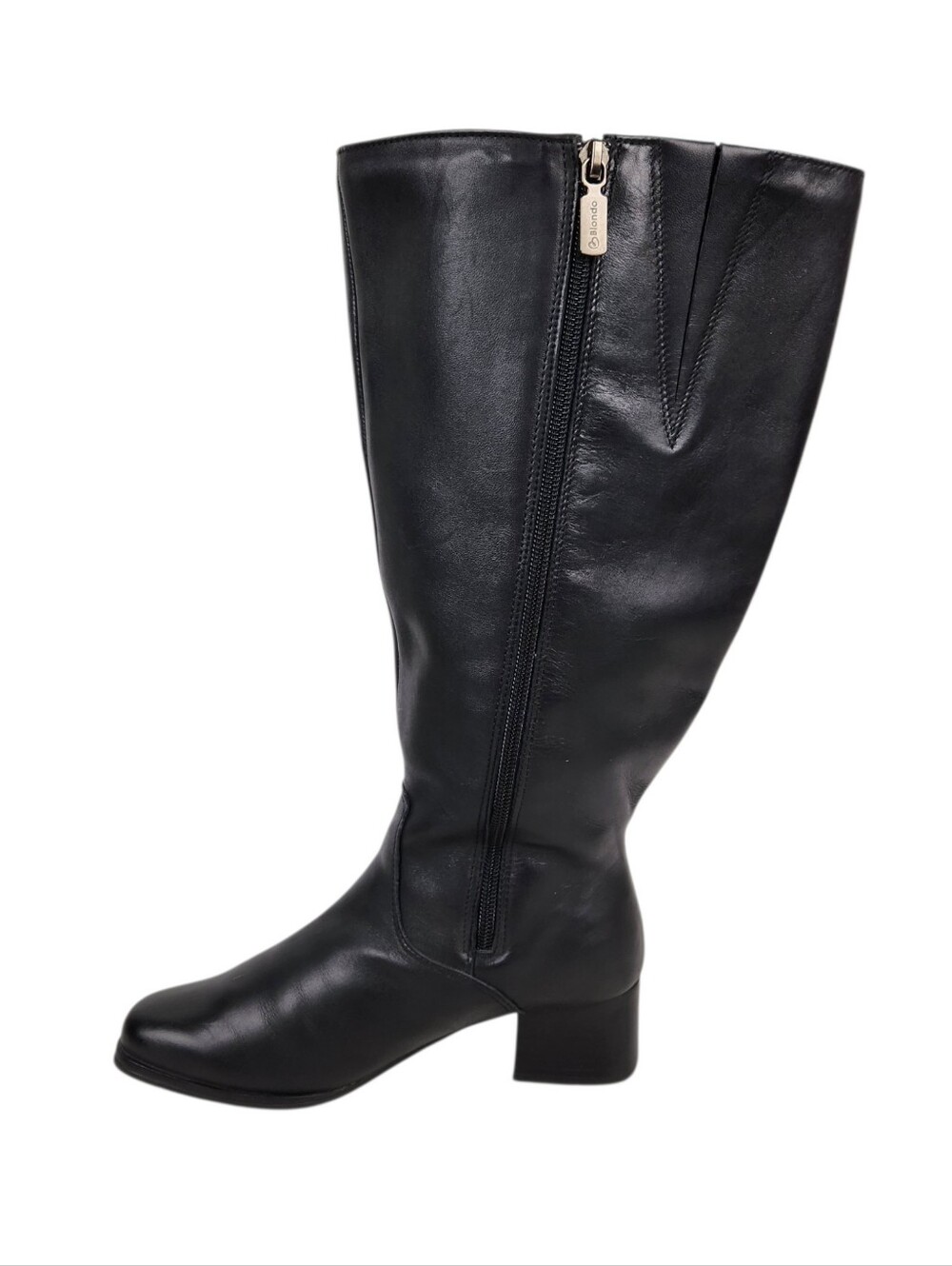Blondo Aquaprotect Leather Riding Boots Black Leather Waterproof Womens Size 6 - Picture 3 of 15